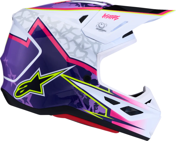 Casca Alpinestars S-M7 Blaster Mov/Roz/Alb XS, 6, nordicamoto.ro