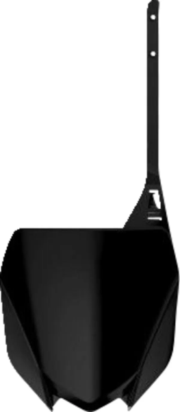 Front Number Plate Black