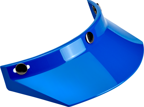 3-snap Moto Helmet Visor Blue ONE SIZE, 4, nordicamoto.ro