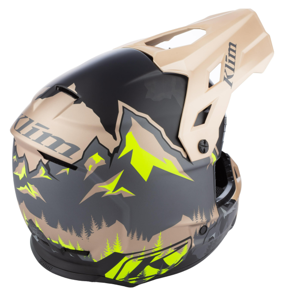 Casca Snowmobil Klim F3 Carbon ECE Wild - Chameleon-24