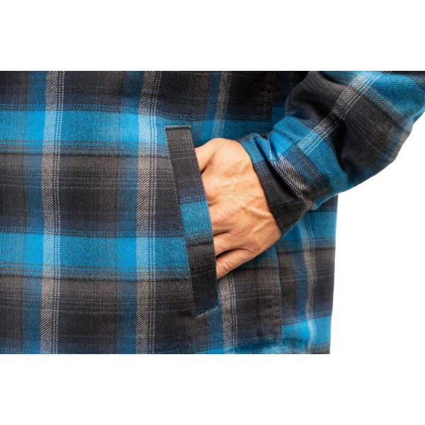 Camasa Klim Bridger Fleece Lined Flannel Imperial Blue - Dress Blues-12
