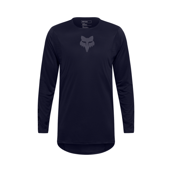 Tricou Moto Cross Fox Flexair Blackout Negru, 1, nordicamoto.ro