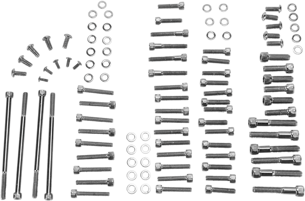 Socket-head Bolt Set Black Chrome, 1, nordicamoto.ro