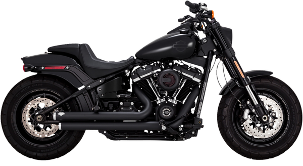 Big Shots Staggered 2-into-2 Exhaust System Black, 3, nordicamoto.ro