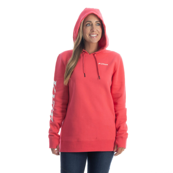 Hanorac Dana Klim Mariposa Long Pullover Cyaneus - White-12