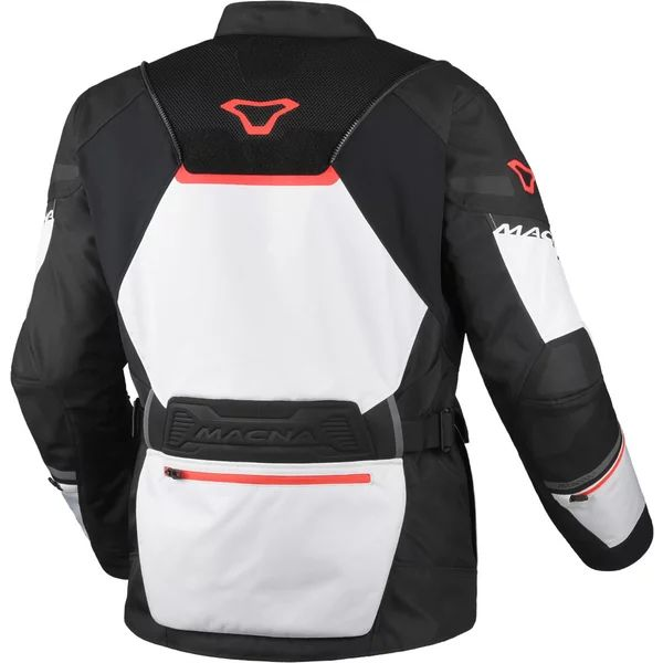 Geaca textil impermeabila touring/adventure MACNA AIR HYBRID 2.0 XXL Gri/Negru/Rosu, 12, nordicamoto.ro