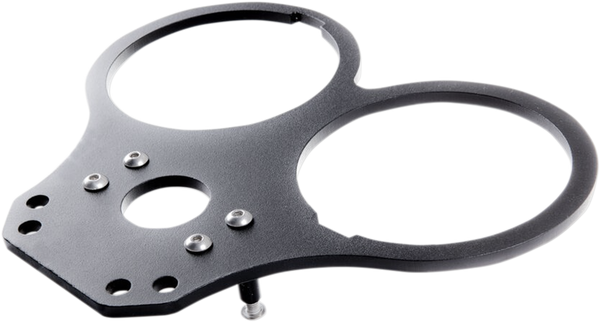 Flat Gauge Cluster Mounting Bracket Black, Anodized, 1, nordicamoto.ro