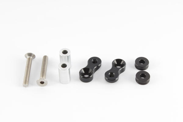 1d.gt Handlebar Mounting Kit Black, Silver, 1, nordicamoto.ro