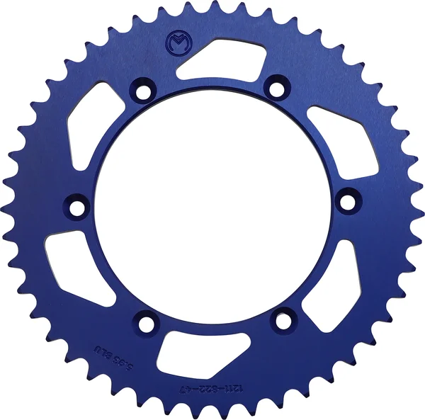 MOOSE RACING Pinion spate din aluminiu, albastru, 2, nordicamoto.ro