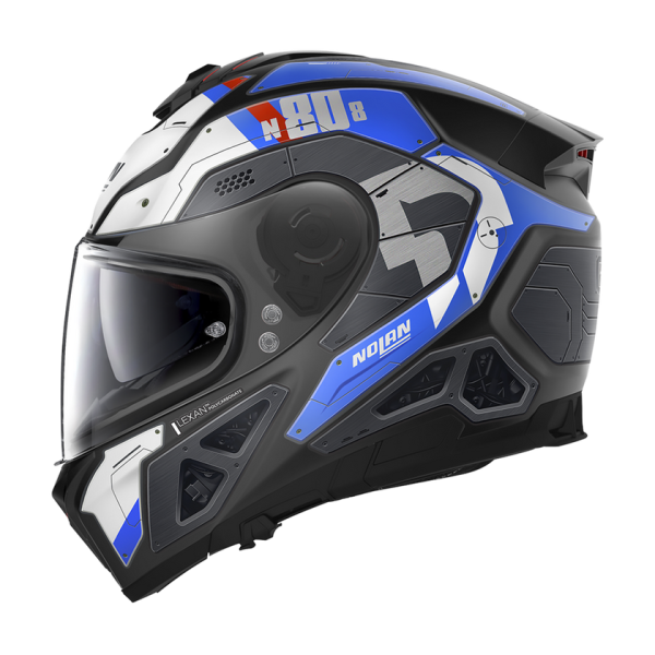 Casca Moto Nolan N80-8 Flat Lava Gray - Black/Yellow-3