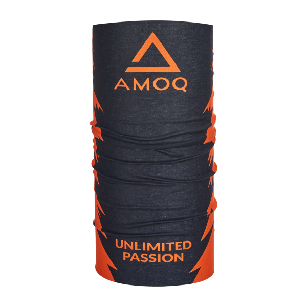 AMOQ Neck Warmer Black-orange-0