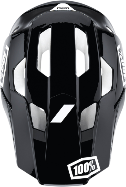Casca MTB 100% Trajecta Black/White-1
