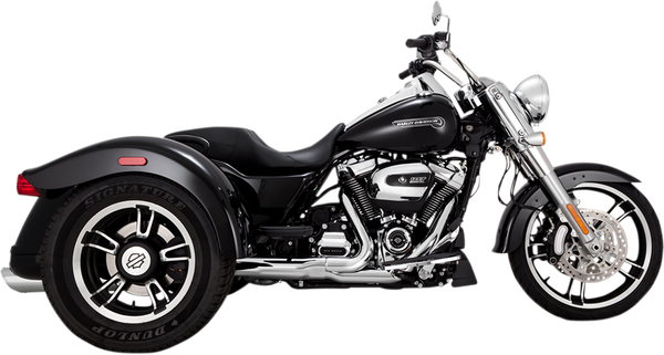 Twin Slash Slip-on Mufflers Chrome, 1, nordicamoto.ro