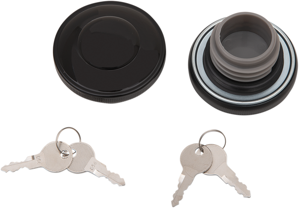 Screw-in Locking Gas Cap Black, 1, nordicamoto.ro