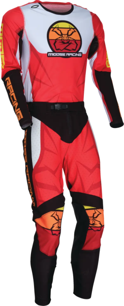 Tricou MOOSE RACING Agroid Red-2