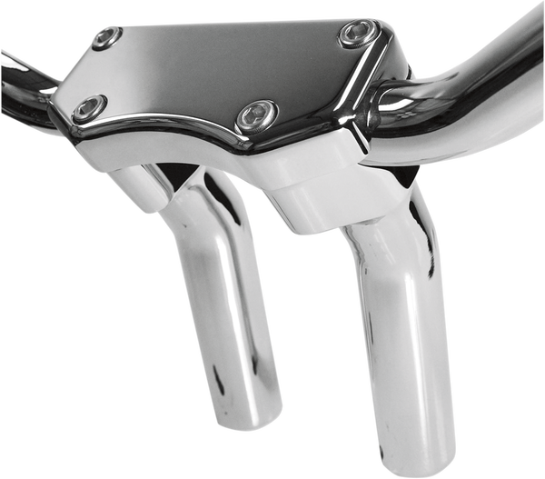 Handlebar Riser & Top Clamp Kit Silver, 1, nordicamoto.ro