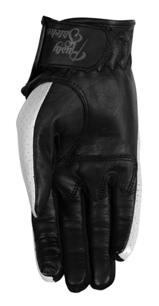Manusi Piele Rusty Stitches Eve Black/Pearl-0