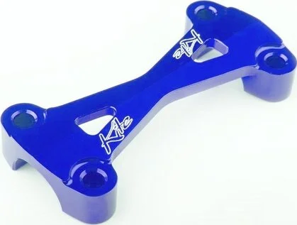 Mx-en Upper Handlebar Clamps Anodized, Blue