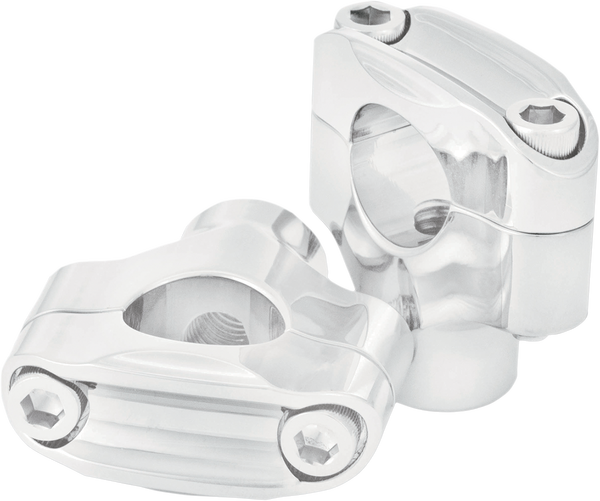 Nostalgia Handlebar Riser Silver, 1, nordicamoto.ro
