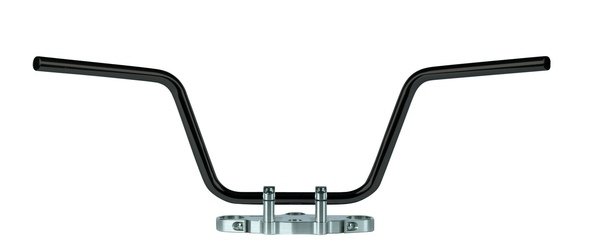 Steel Handlebar 24,5 Mm (1(r)) Black, 1, nordicamoto.ro