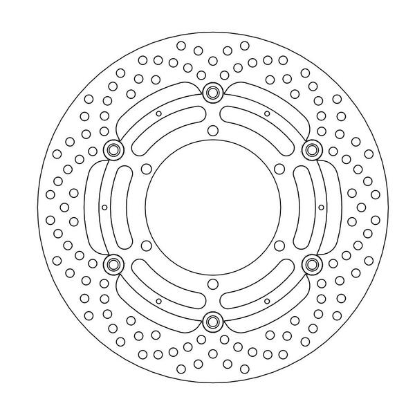 Halo Series Floating Rotor Black, Stainless Steel-2