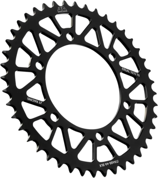 JT SPROCKETS Racelite Aluminum Rear Sprocket Black 