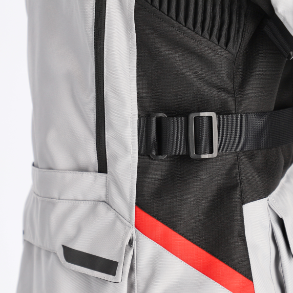Geaca Dama Acerbis CE X-Rover Gri/Rosu XS, 14, nordicamoto.ro
