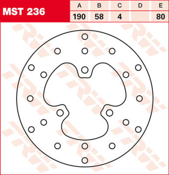 Round Fixed Brake Rotor Up To 219mm, 2, nordicamoto.ro