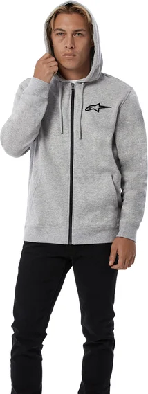 Alpinestars Ageless Zip Hoodie Gray, Black -0