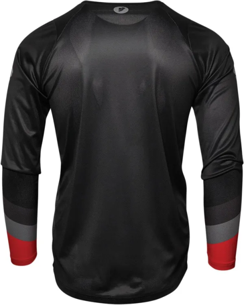 Tricou MTB Thor Assist Black/Gray/Red-3