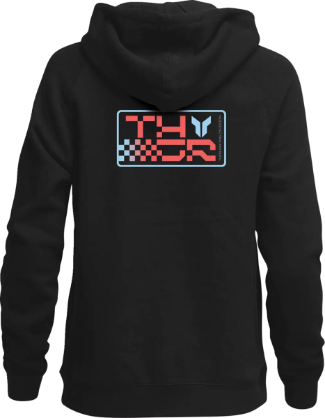 Womens Vantage Zip-up Hoodie Black -1