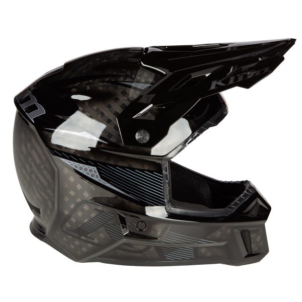 Casca Klim F3 Carbon Pro Off-Road ECE STRIKER CARBON GLOSS BLACK-27