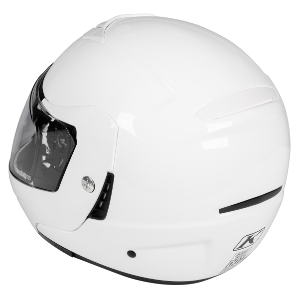 Cască Modulară Klim TK1200 Karbon ECE/DOT Gloss White-0