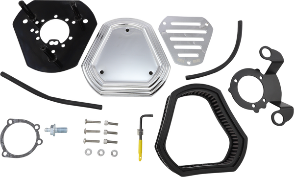 Air Cleaner Burley Xl Chr Silver, 1, nordicamoto.ro