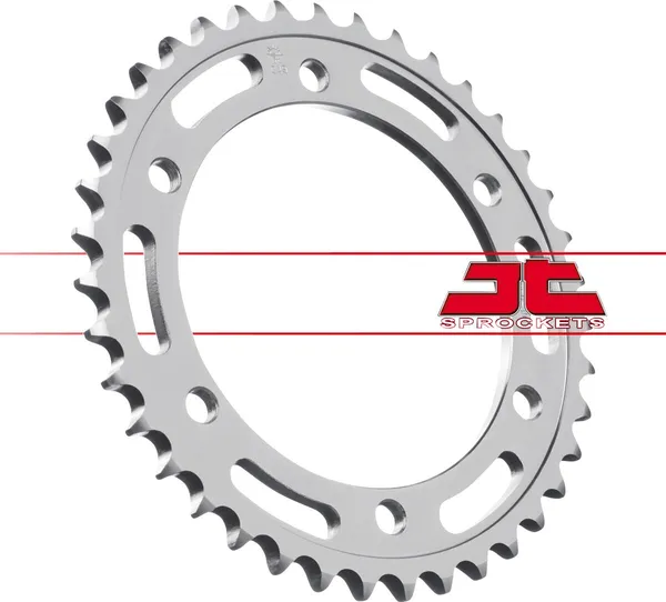 JT SPROCKETS Steel Rear Sprocket Natural -1