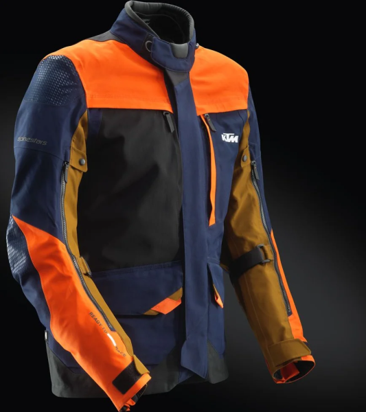 Geaca KTM Vast GORE-TEX Albastru/Negru/Portocaliu-0