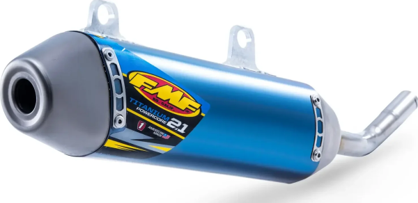 Amortizor Powercore 2.1 de tip „slip-on”, din titan anodizat albastru, 1, nordicamoto.ro