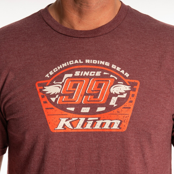Tricou Klim Pioneer 99 Tri-blend Coyote Brown Heather - Monument-0