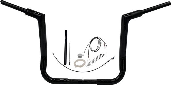 1-1/2(r) Ez Install Flat Top Handlebar Kit Black, 1, nordicamoto.ro