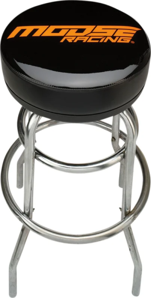 MOOSE RACING Bar Stool Black, Orange, Chrome Plated, 1, nordicamoto.ro