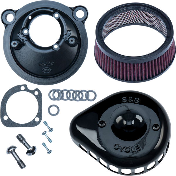 Mini Teardrop Stealth Air Cleaner Kit Black, 1, nordicamoto.ro