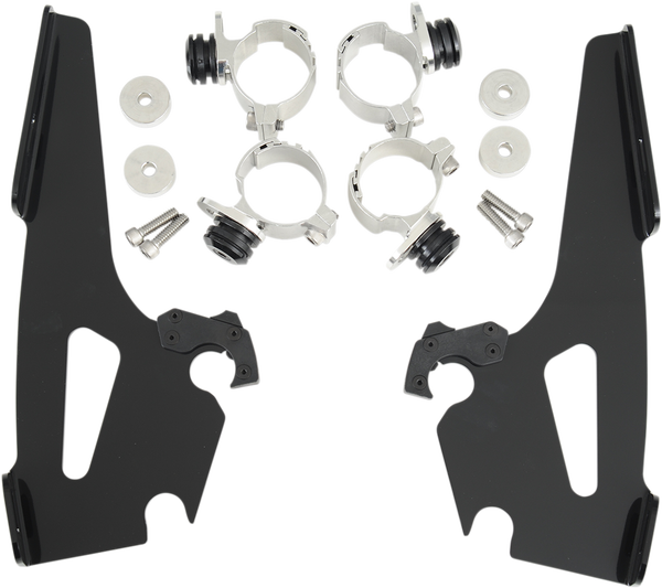 Fats/slim Windshield Trigger-lock Complete Mount Kit Black, 1, nordicamoto.ro