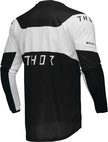 Tricou Enduro Thor Launchmode Storm Black/White-4