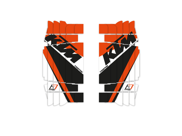 Trophy Rad Louvers Black, Orange, White, 1, nordicamoto.ro