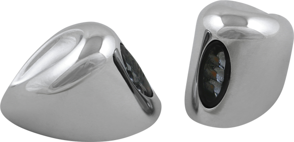 Elypse Led Front Turn Signals Chrome, 4, nordicamoto.ro