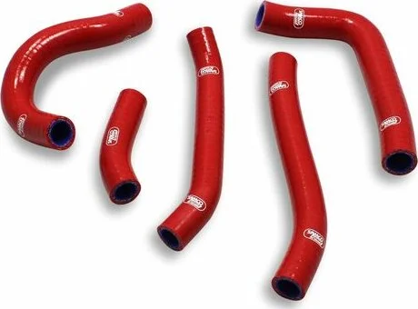 Set de furtunuri pentru radiator, roșu, 1, nordicamoto.ro