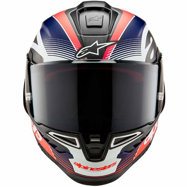 Casca integrala sport ALPINESTARS SUPERTECH R10 CARBON TEAM Negru/Albastru/Rosu-6