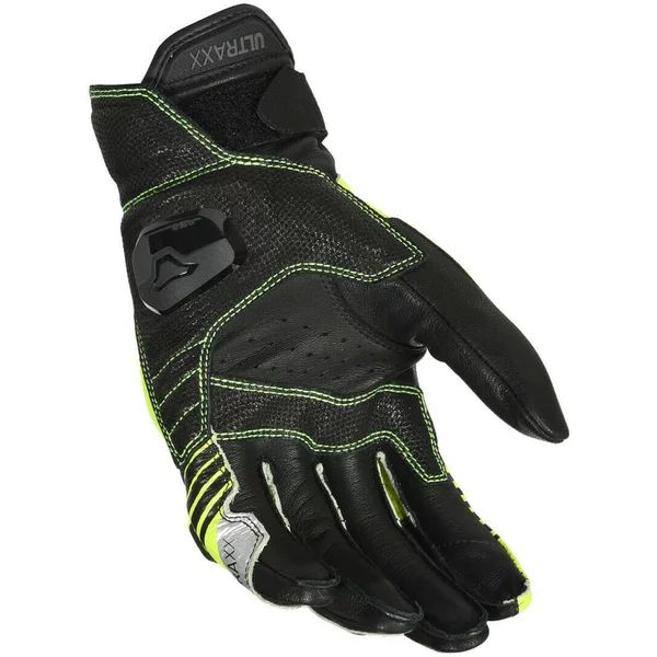 Manusi de piele MACNA ULTRAXX S Negru/Rosu, 2, nordicamoto.ro