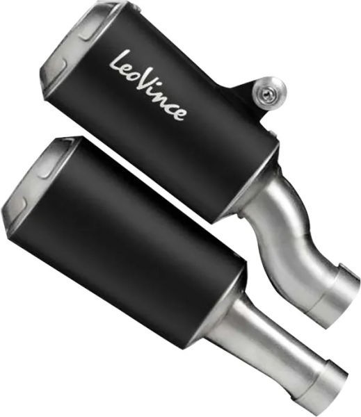 Tobă de eșapament LeoVince LV-10 Black Slip-On pentru Triumph Speed Triple 1200 – Negru Mat, 3, nordicamoto.ro