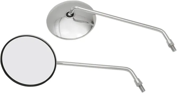 Yamaha Classic Chrome Mirrors Silver-0
